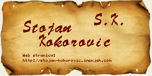 Stojan Kokorović vizit kartica